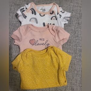 Bundle of Infant onesies 3 to 6 months